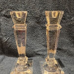 Modern Elegant Crystal Candle Holders